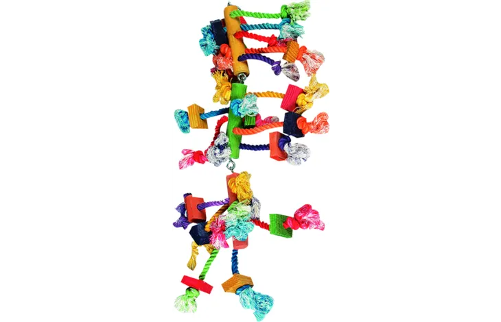 Flamingo kralenhangerset (3-delig) met kleurrijke hangende kralen en lintjes