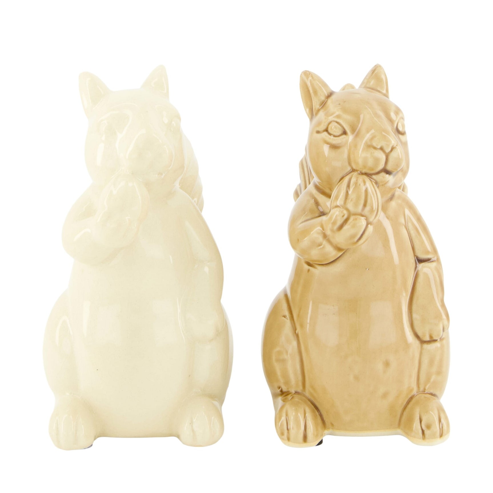 Figuur eekhoorn keramiek 13x9x17cm