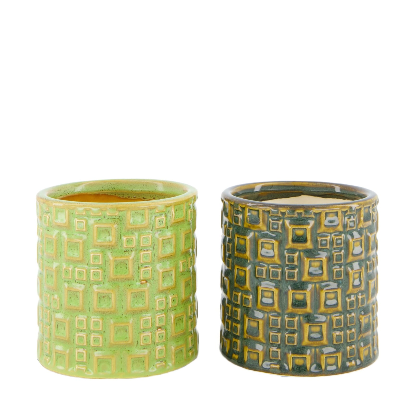 Bloempot keramiek 11.5x11.5x11cm