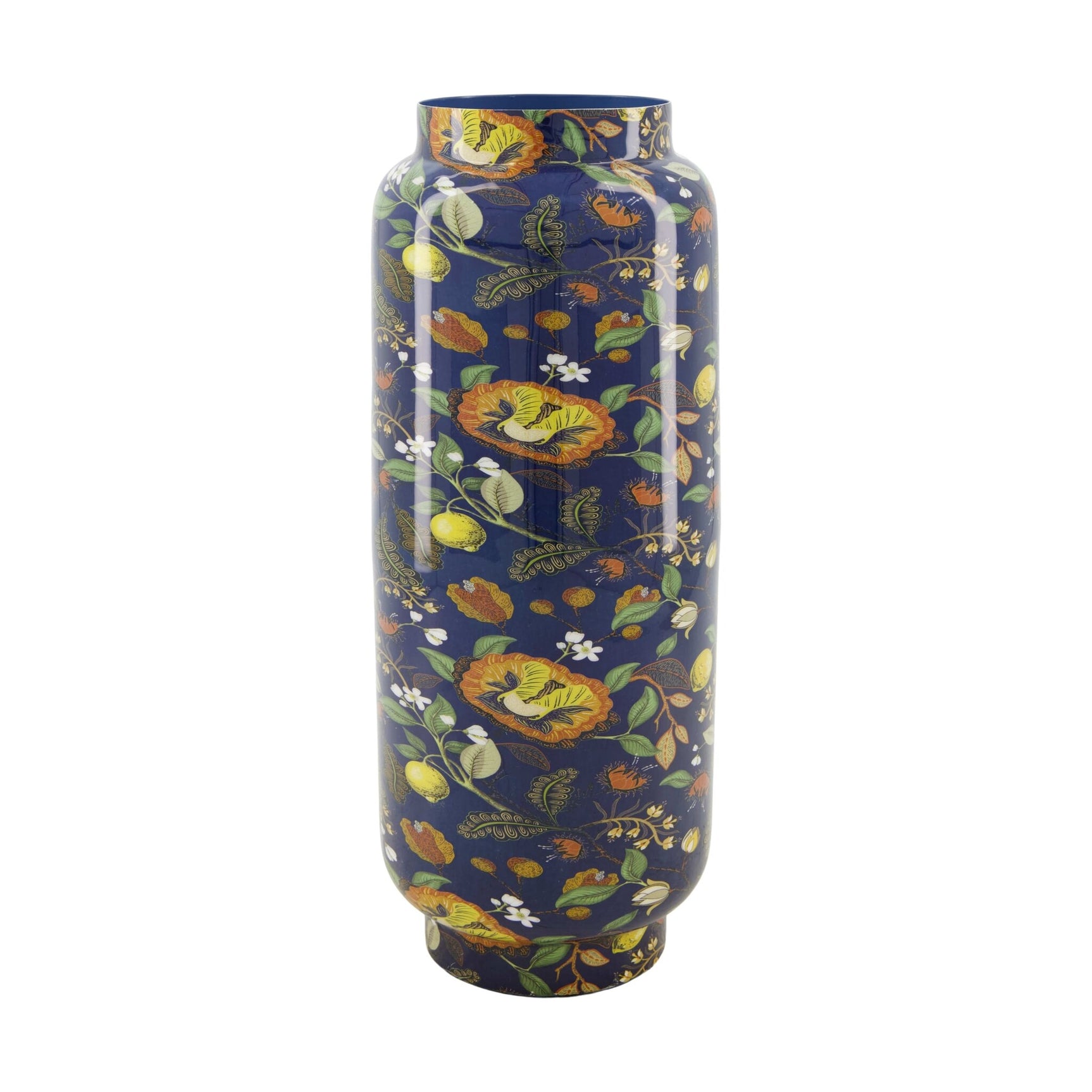 Fles limoen metaal 12x12x29cm