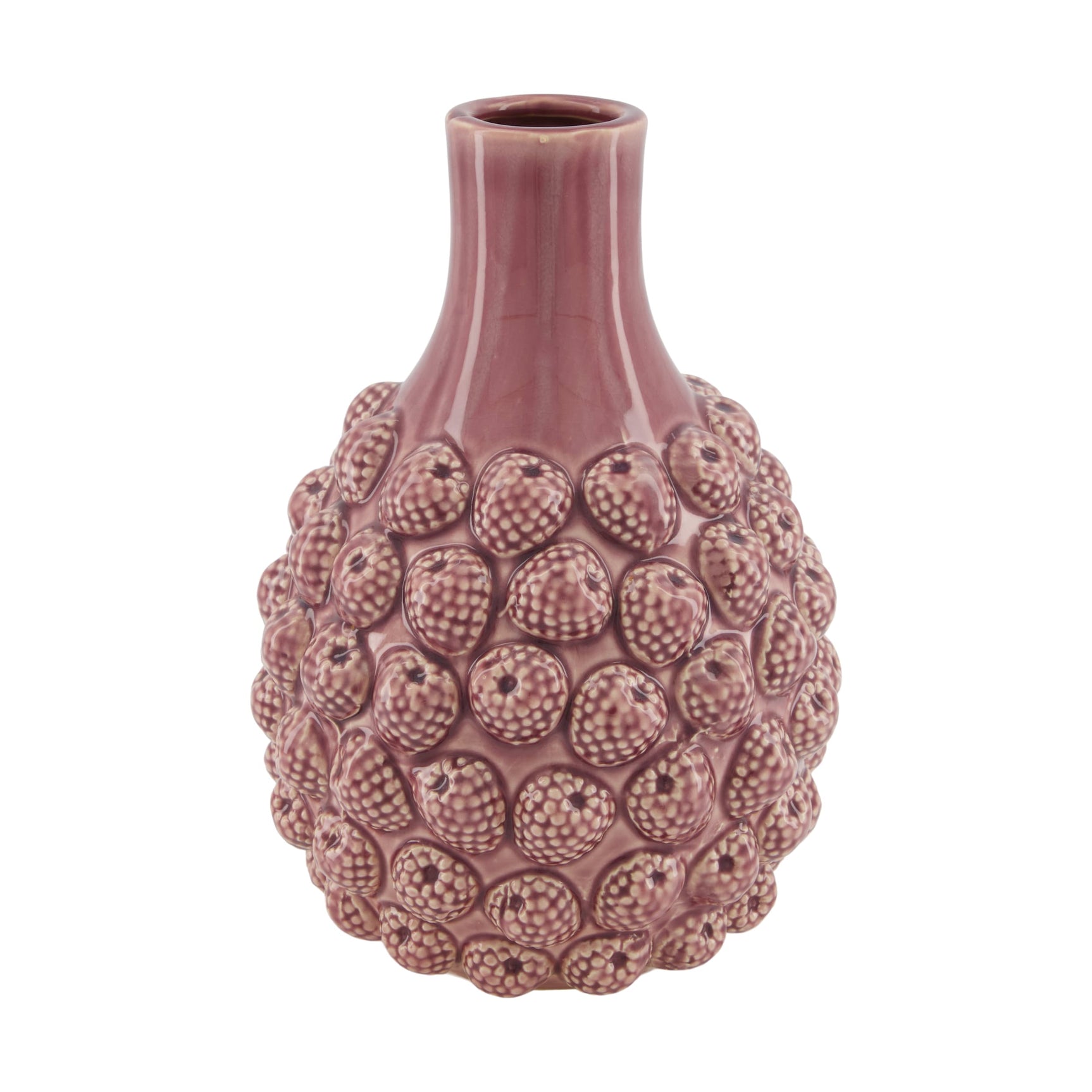 Vaas framboos keramiek