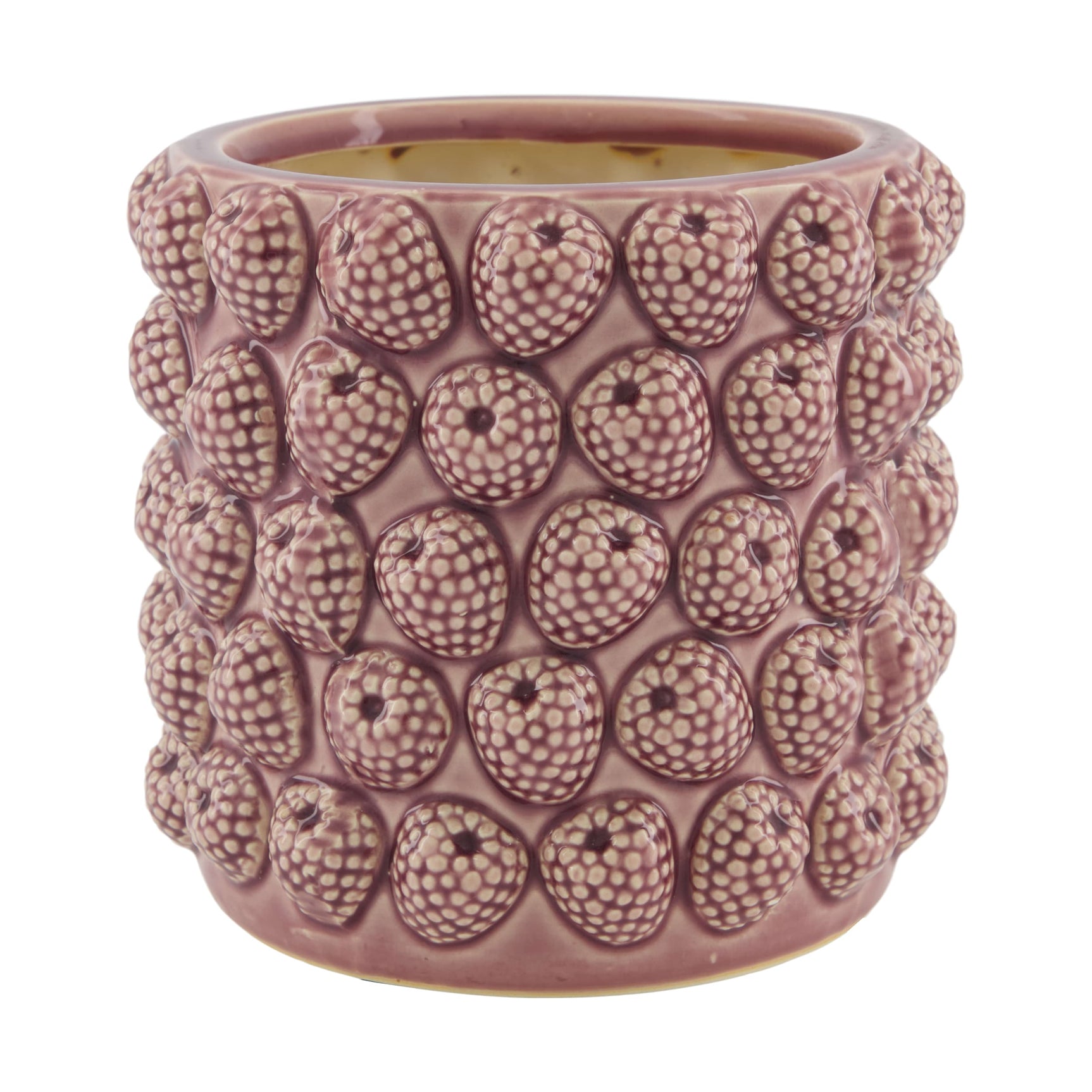 bloempot framboos keramiek