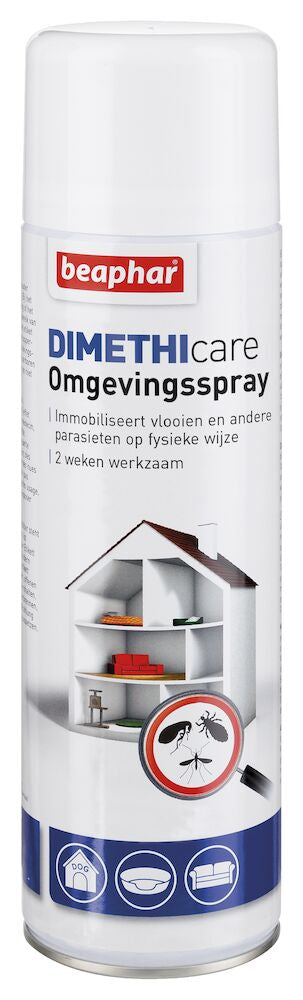 Beaphar Dimethicare Omgevingsspray - Anti vlooien en tekenmiddel - 400 ml 400ml