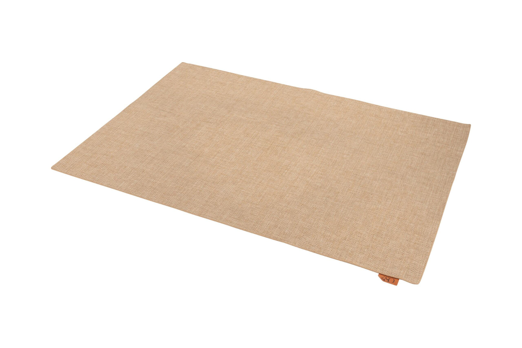 Outdoor vloerkleed 200x290 cm, zandkleurig geweven