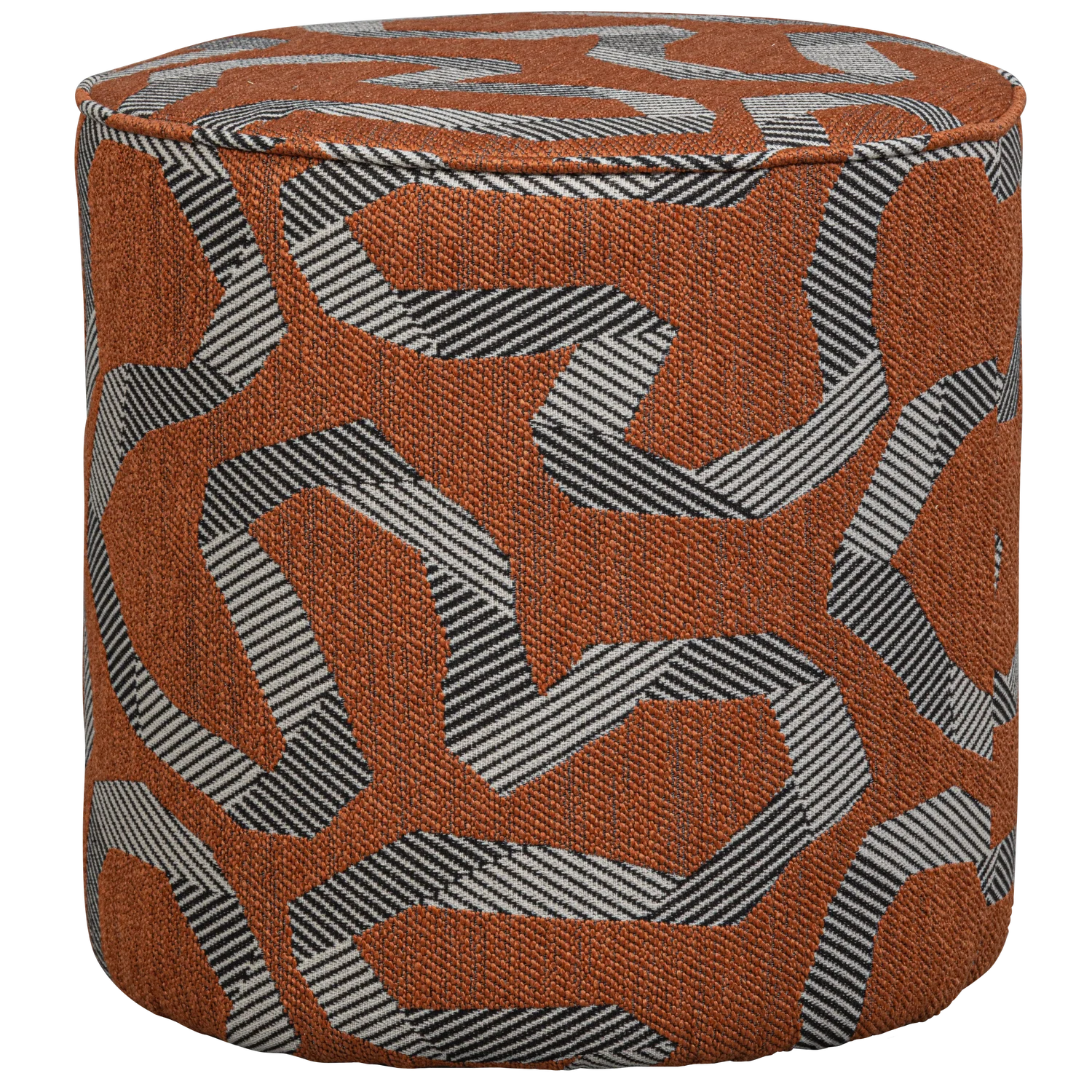 WOOOD - Lex poef slinger roest melange