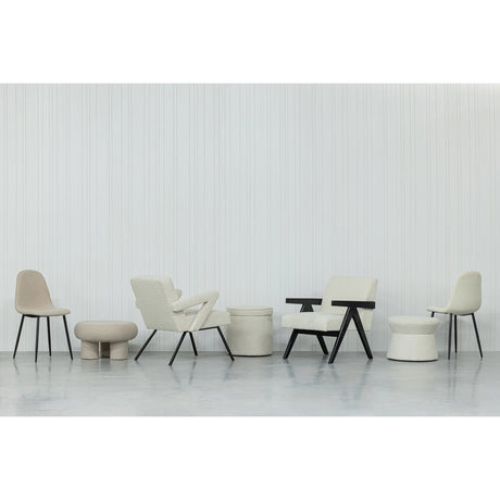 WOOOD - Lowie fauteuil naturel/zwart