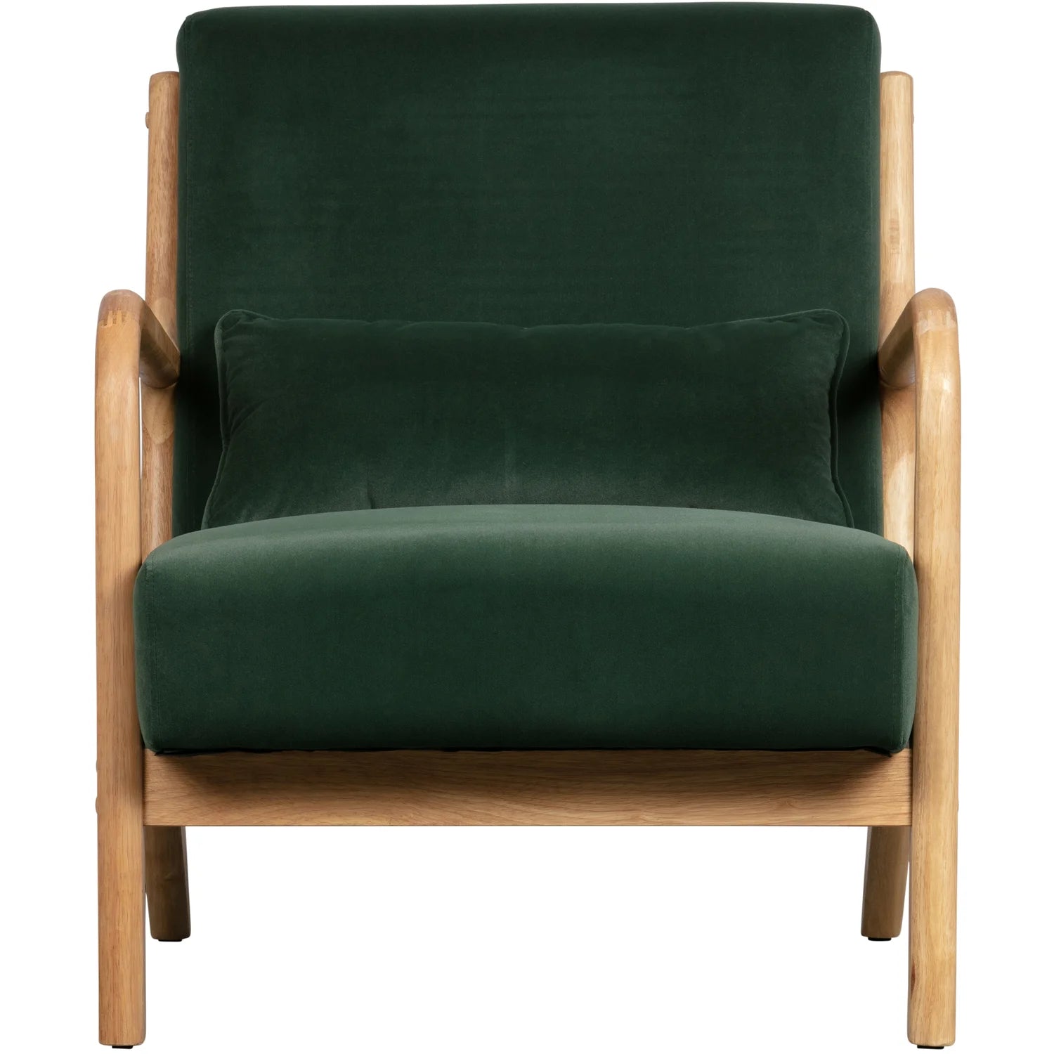 WOOOD - Mark fauteuil geweven stof flesgroen