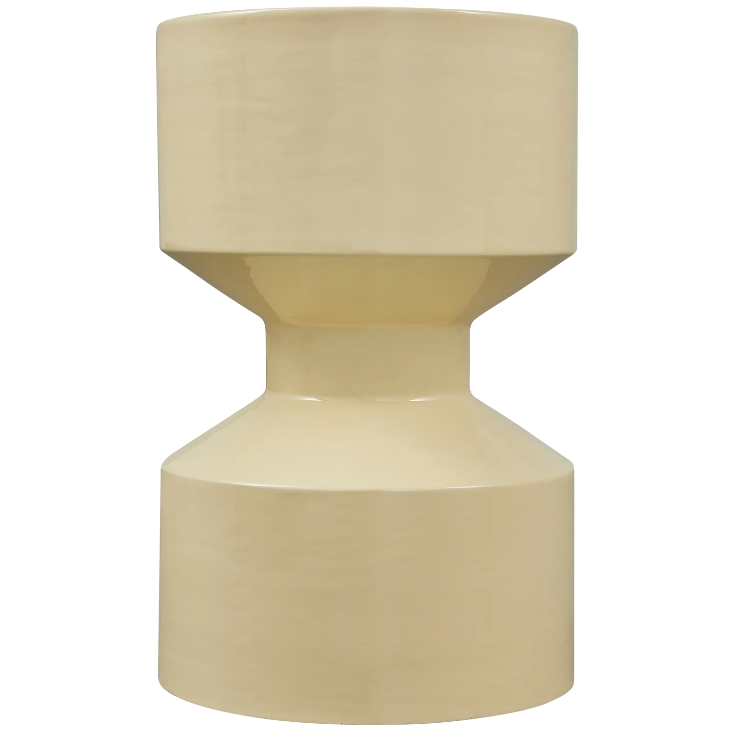 WOOOD - Hidde bijzettafel metaal geel