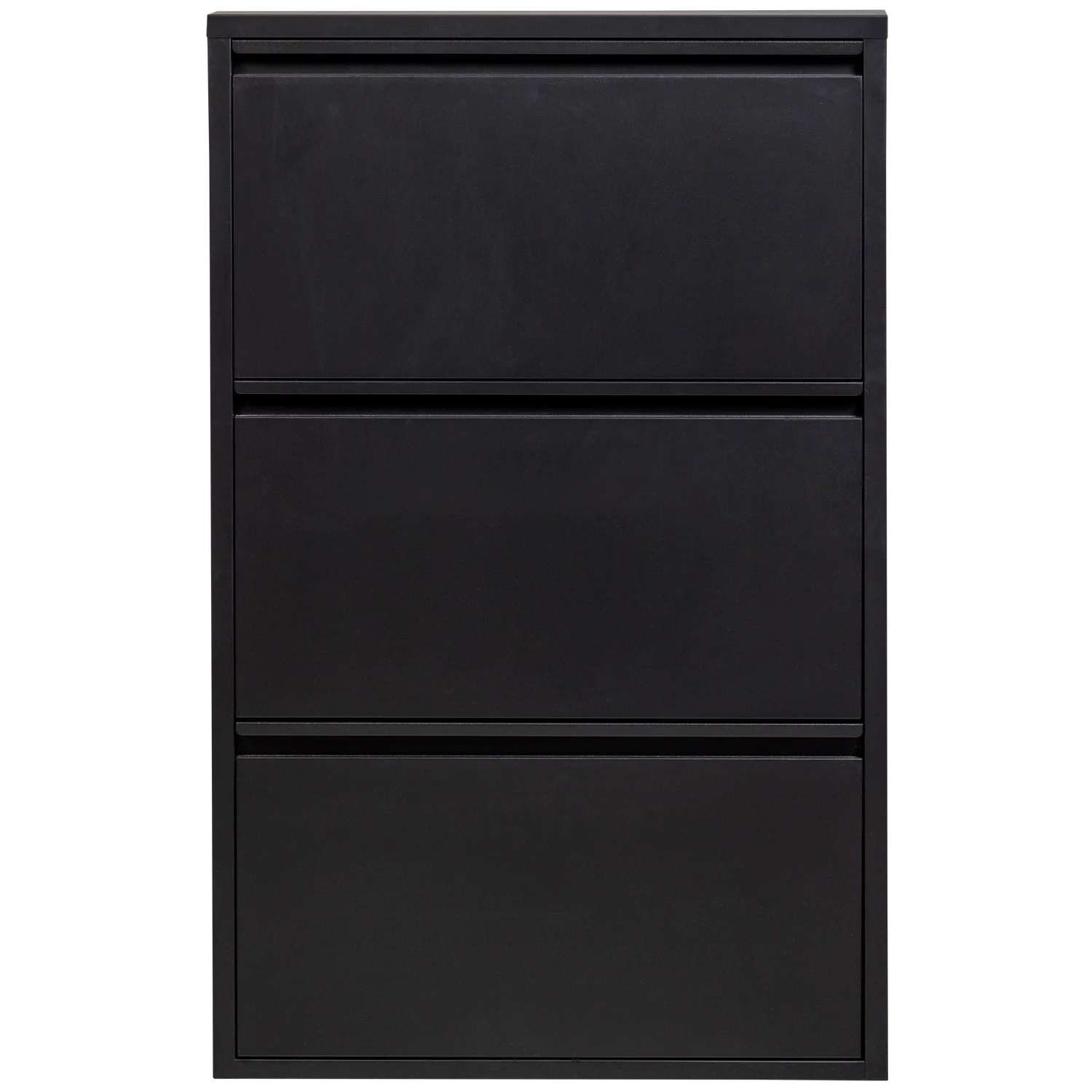 WOOOD - Sabine 3-vaks schoenenkast metaal zwart