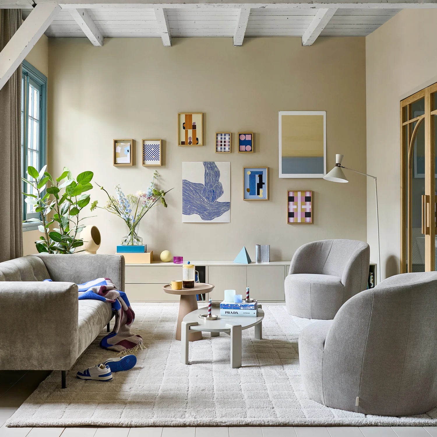 vtwonen - Turn fauteuil naturel