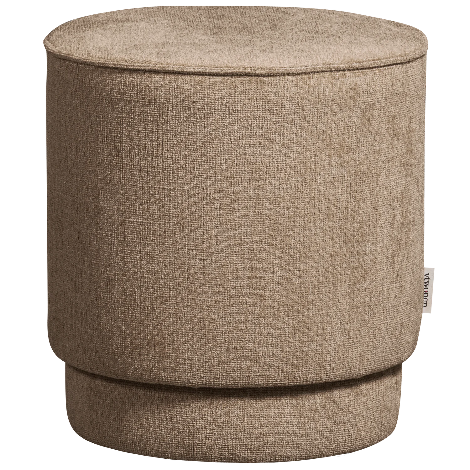 vtwonen - Pearl poef mud melange