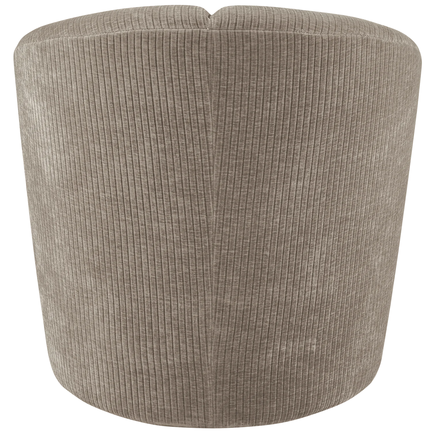 WOOOD - Mojo draaifauteuil geweven ribstof donkerzand