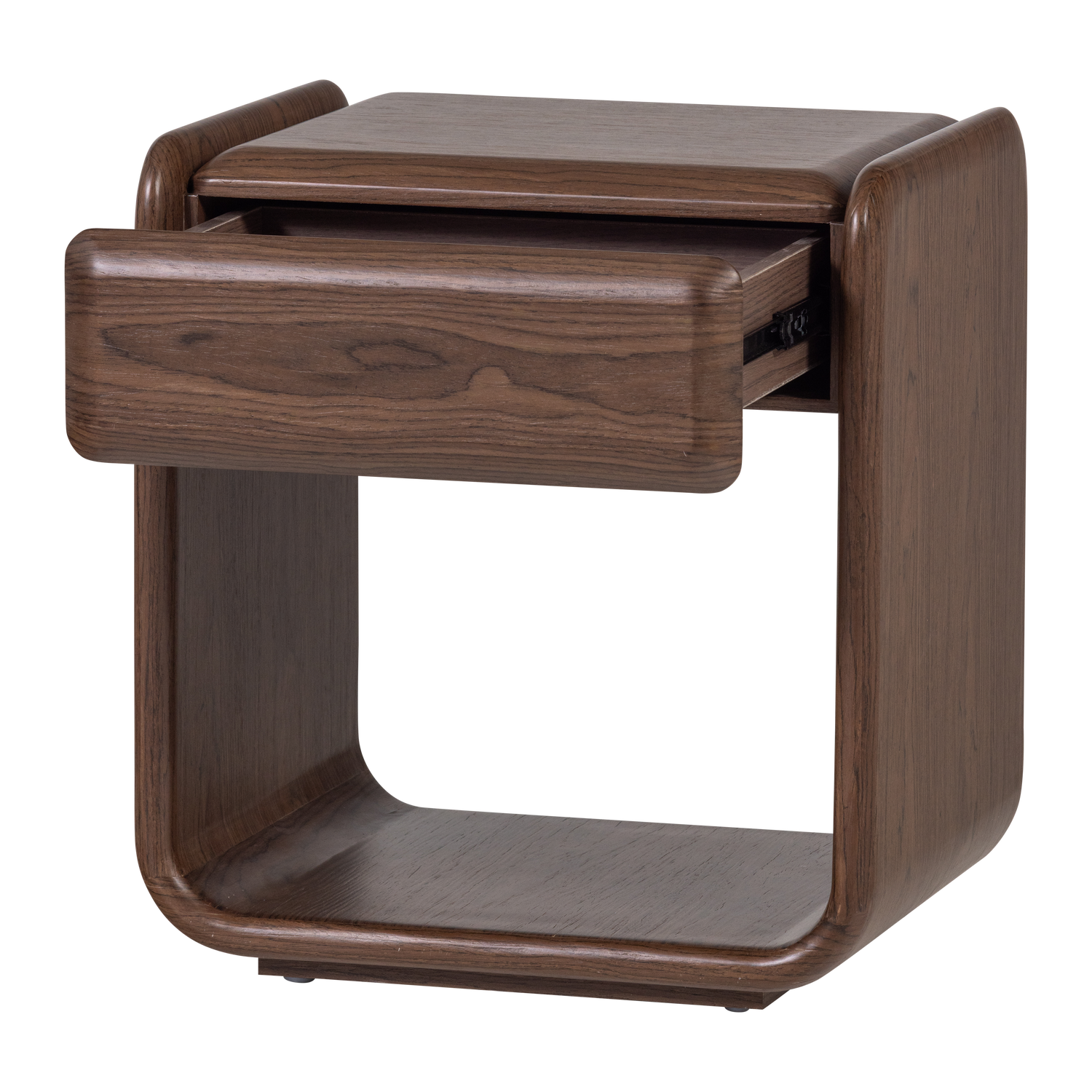 ELURA LADEKAST/NACHTKASTJE 1 LADE HOUT FINEER BRUIN