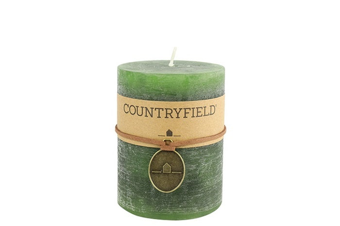 Kaars effen ro Tonnie M leger groen