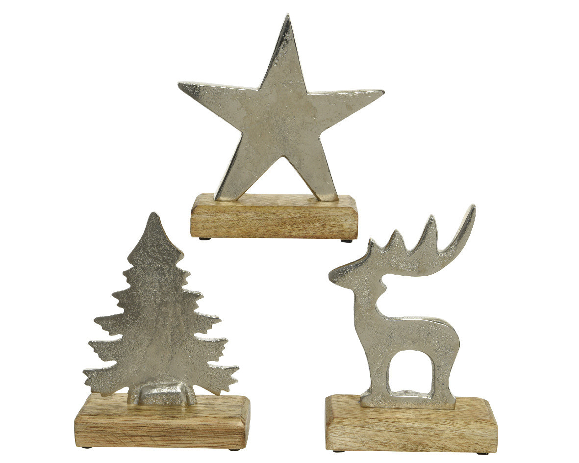 Figuur aluminium op voet 3ass