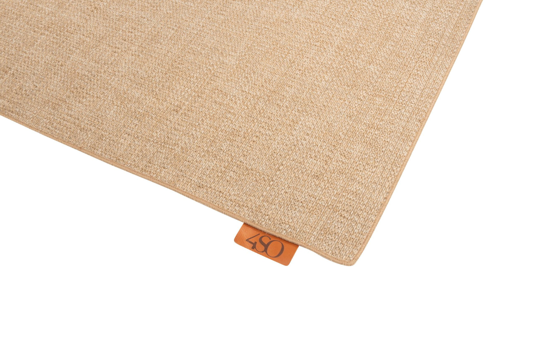 Outdoor vloerkleed, hoekdetail met 4SO-label