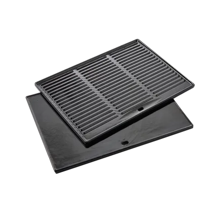 Barbecook - Dynamic Core contactplaat uit geëmailleerd gietijzer zwart 43x35cm