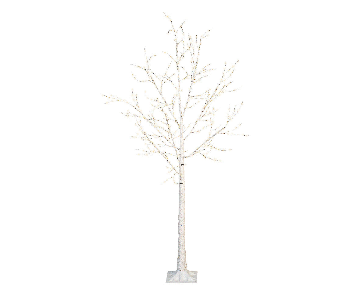 Micro LED boom pvc birch steady buiten dia100cm x H.180cm