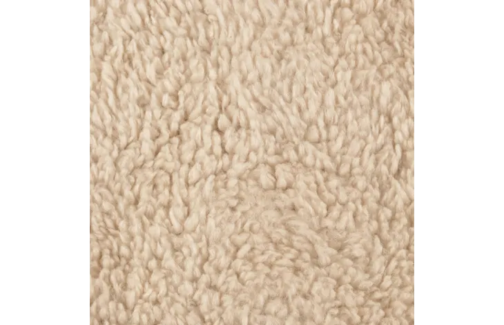 Beige teddy voering van hondenwinterjas