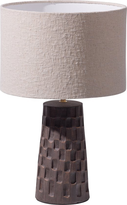 BePureHome - Loaf Tafellamp - Terracotta - Naturel - 46x30x30