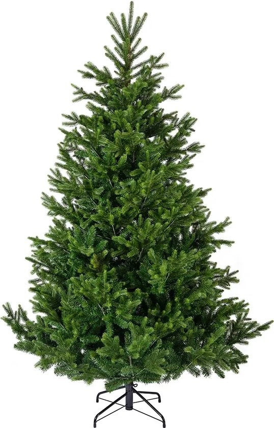 Kunstkerstboom van Nordmann-fir, groene naalden, met standaard