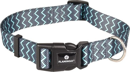 Flamingo - Halsband Sinam Groen/grijs L 45-65cm 25mm