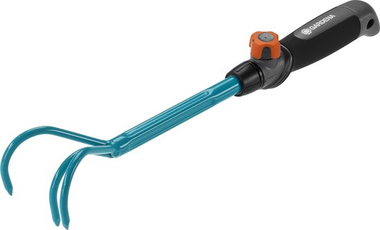 GARDENA Combisystem krabber met werkbreedte 7 cm, zwarte greep en blauwe tanden