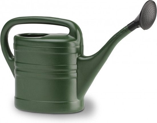 Groene gieter met greep en sproeikop, 10 liter, Ebert