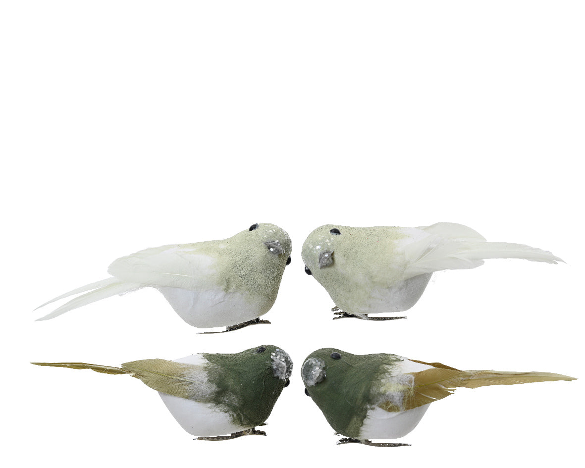 Vogel foam op clip 2col assorti