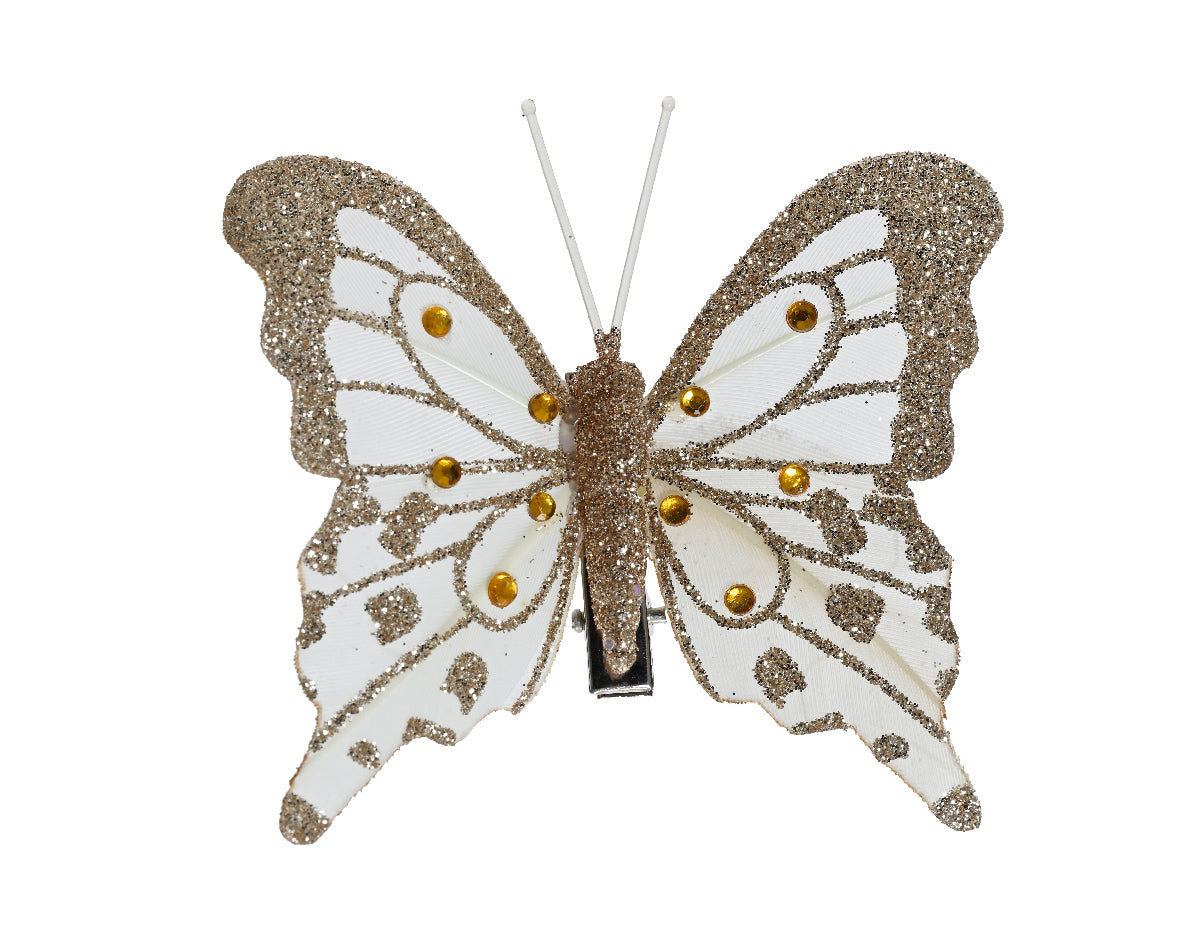 Vlinder veer op clip