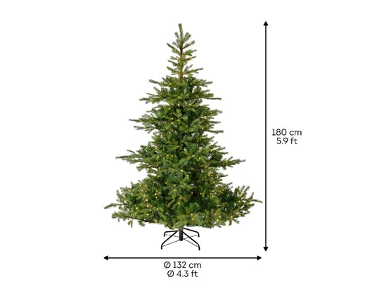 Everlands -Grandis fir Micro LED indoor 180cm