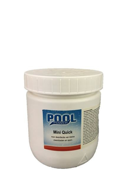Pool Power Mini Quick 0,5 kg pot met wit deksel