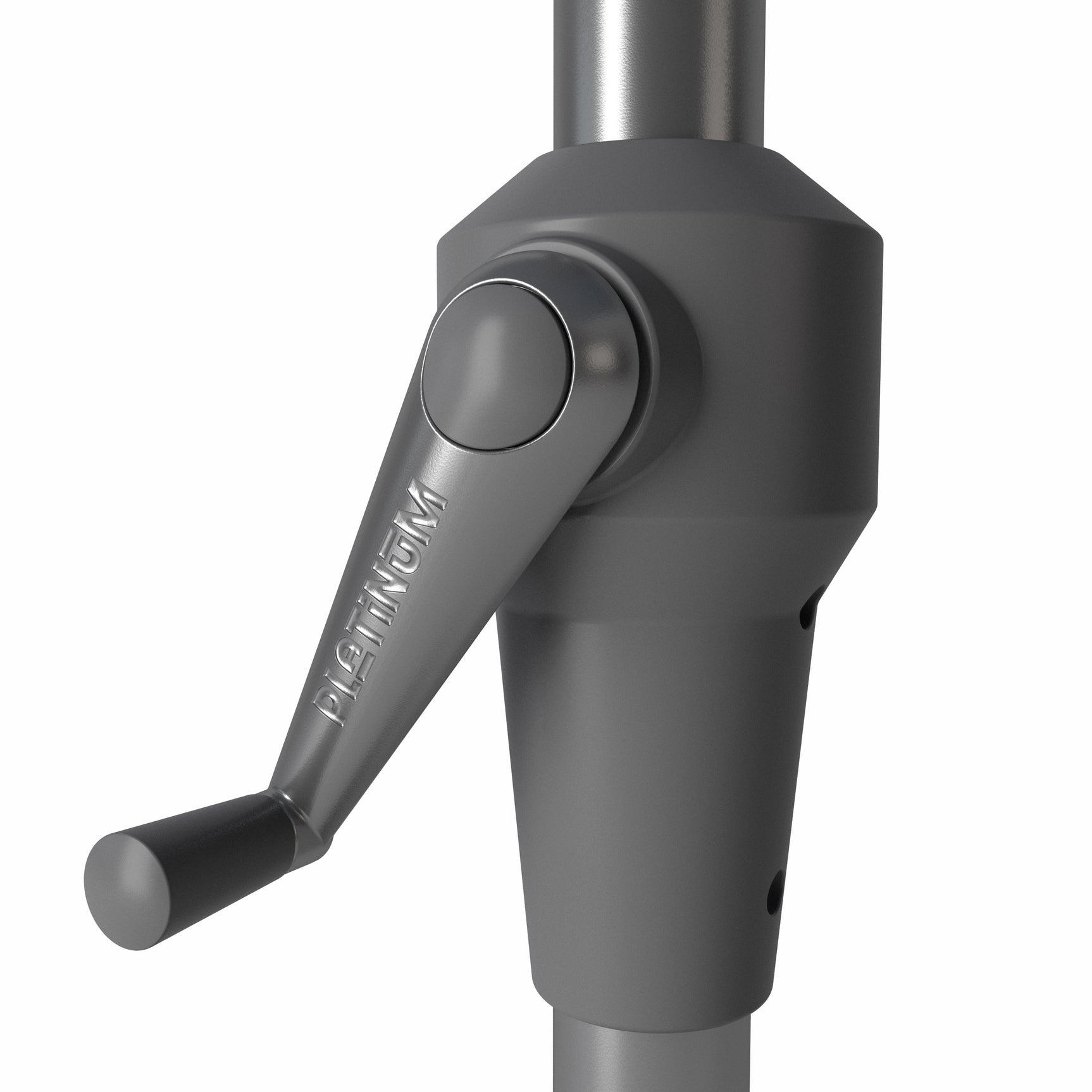 Platinum parasol Riva 250x200 - lichtgrijs
