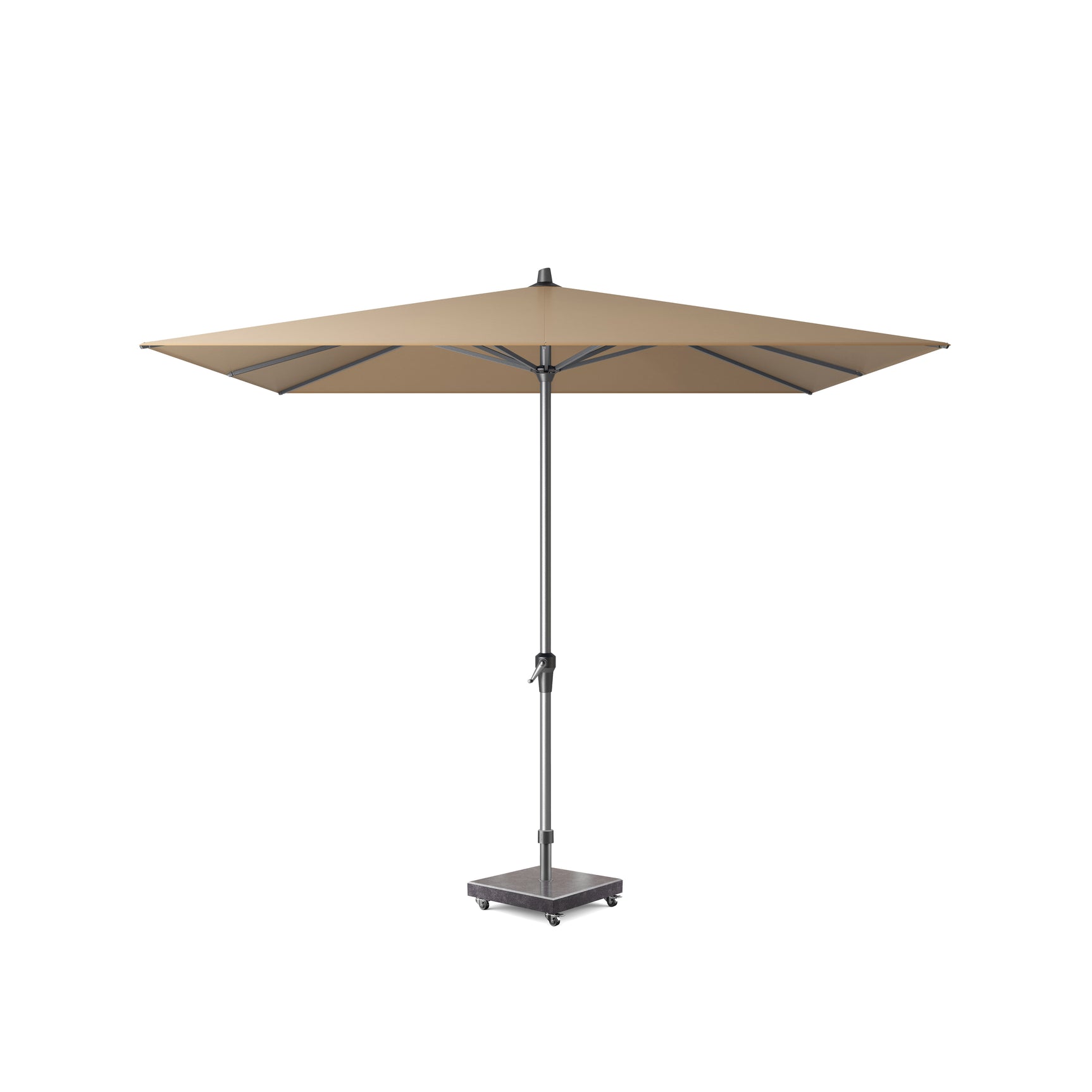 Platinum parasol Riva 275x275 - taupe
