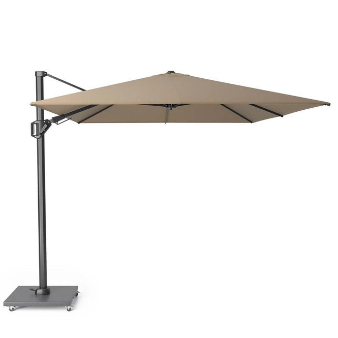 Platinum zweefparasol Challenger T² 350x260 - Taupe