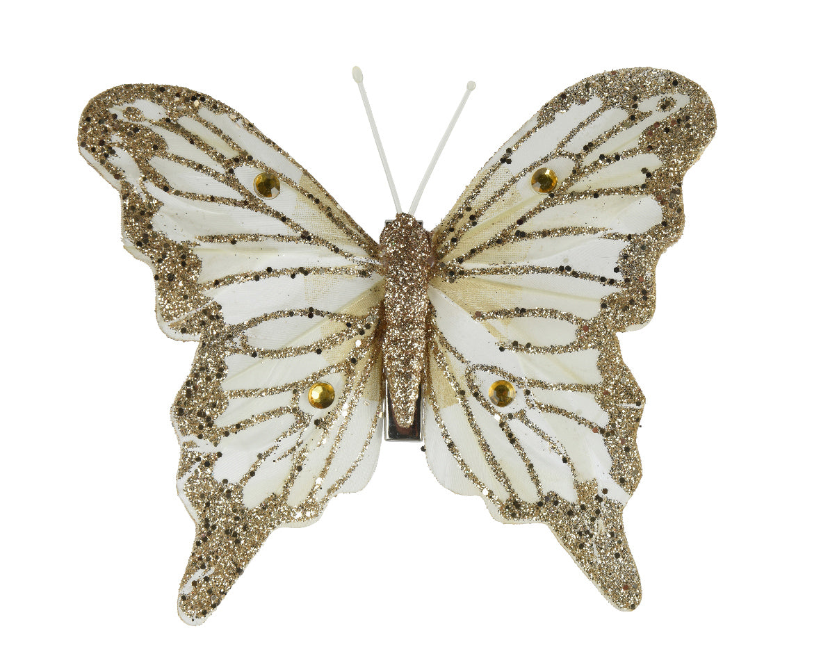 Vlinder veer op clip