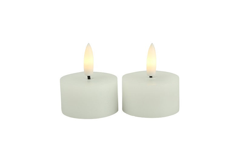 Theelicht rustiek Ø4CM LED ro Lyon s2 wit-L4B4H5,2CM