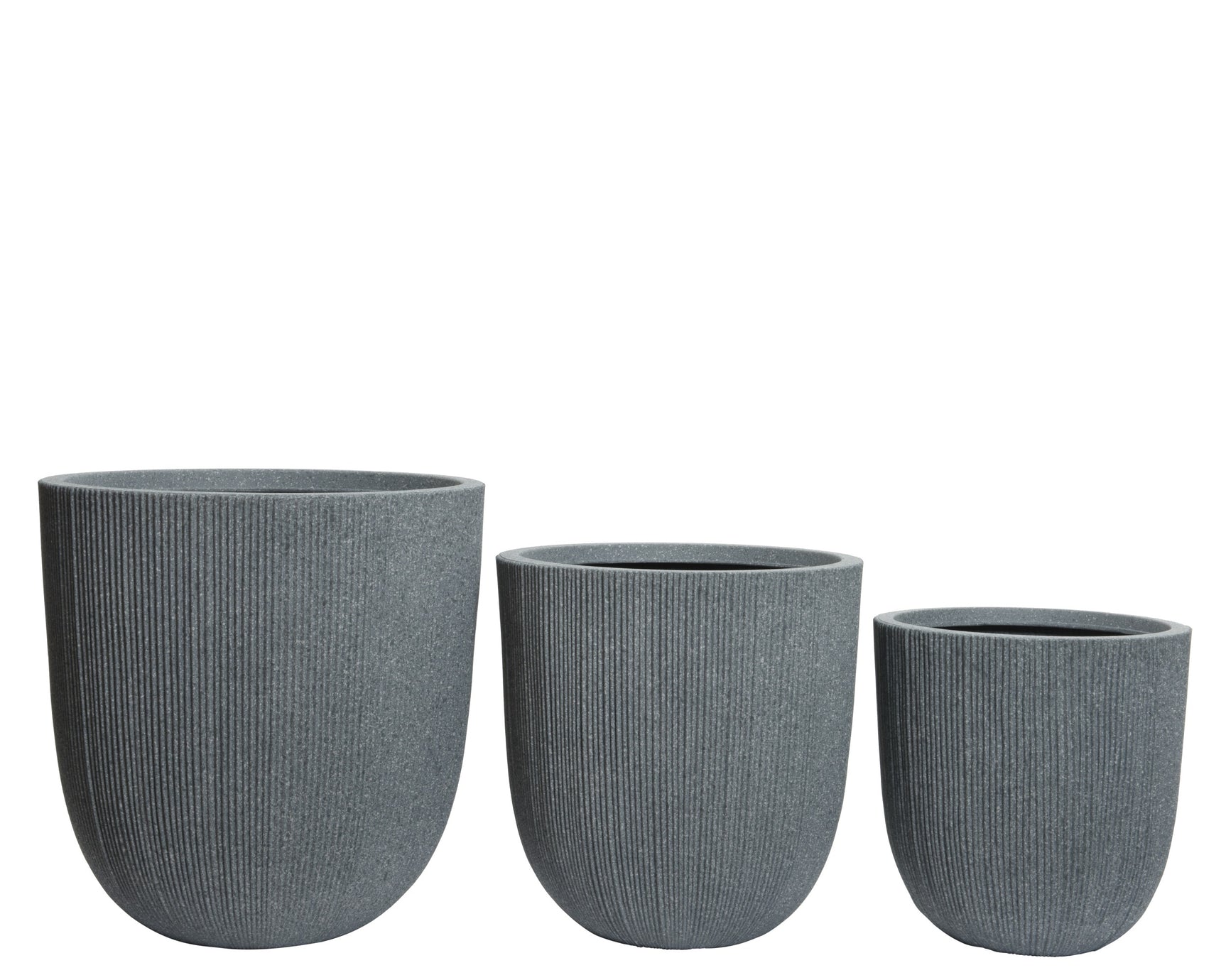 Lennox planter plastic cylinder buiten set/3