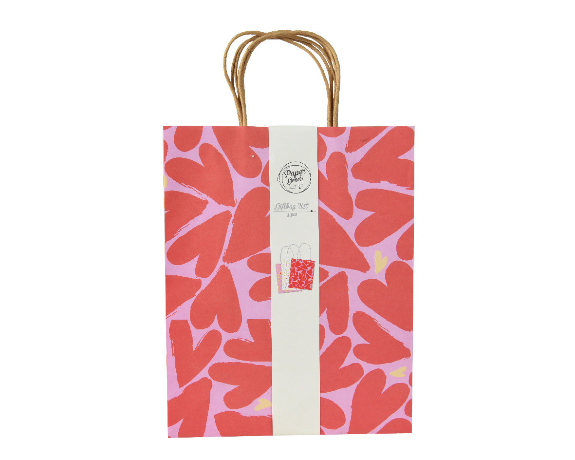 Giftbag papier met handvat assorti fsc mix credit