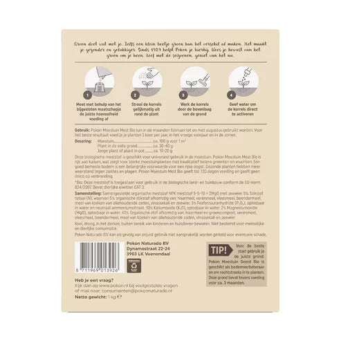 Pokon - Bio Moestuin Mest 1Kg
