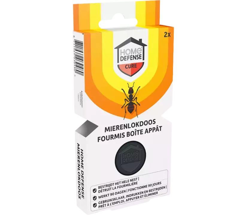 Mierenlokdoos HOME DEFENSE® verpakking met 2 stuks