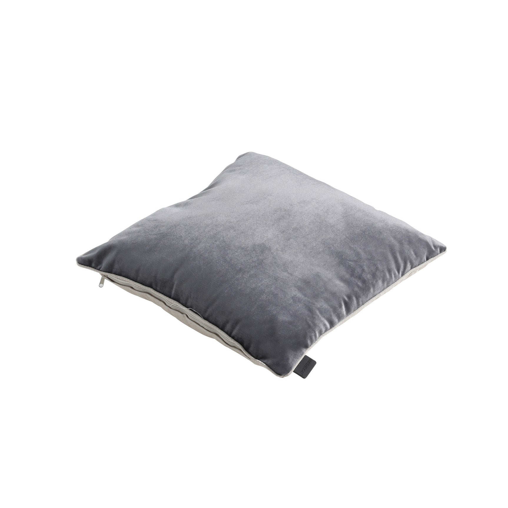 Sierkussen 45x45 Velvet grey / Panama linnen