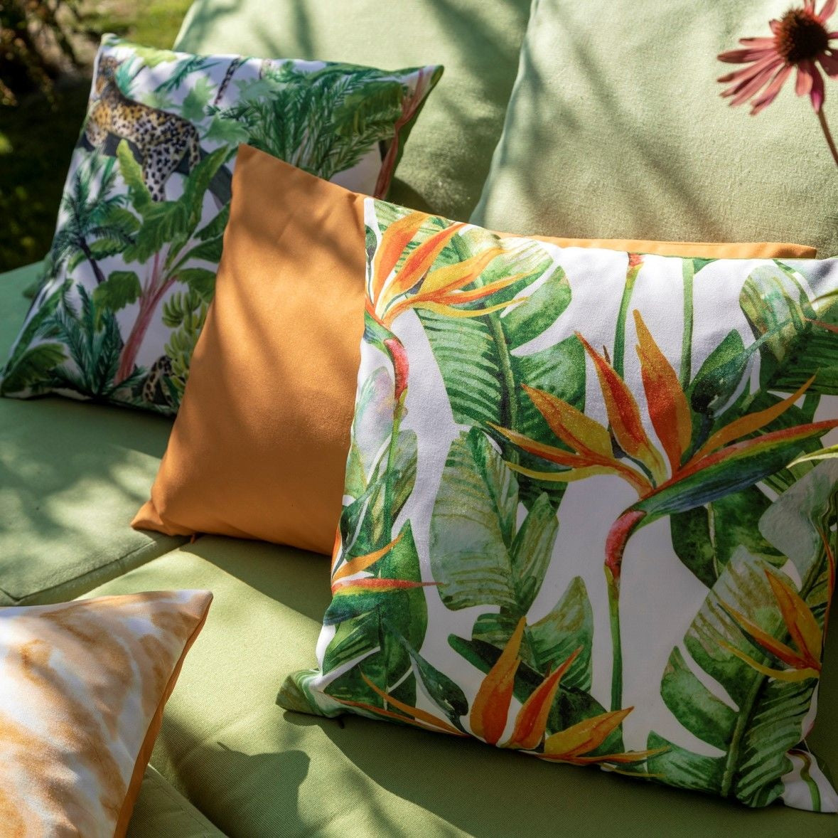 Dutch Decor - Sierkussen Sava outdoor Peridot 45x45 cm