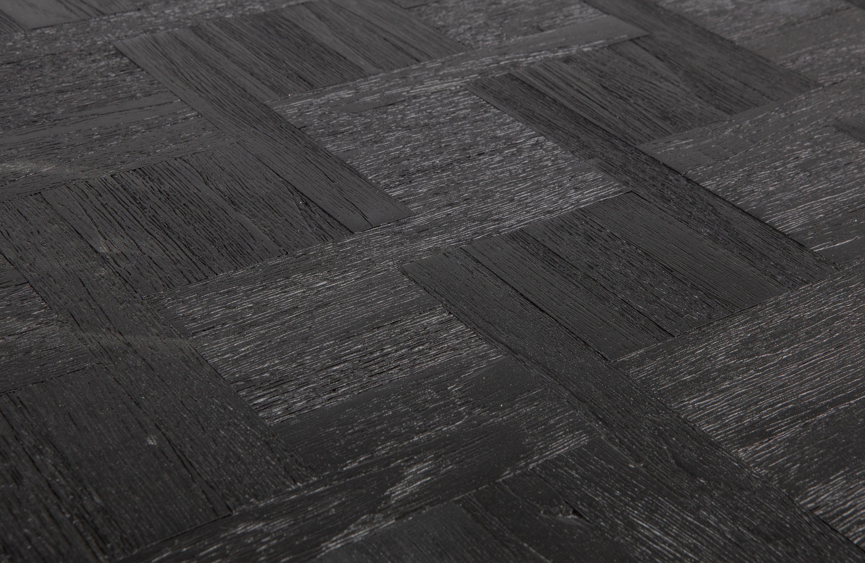 WOOOD - Leo bijzettafel - recycled teak zwart 58cm