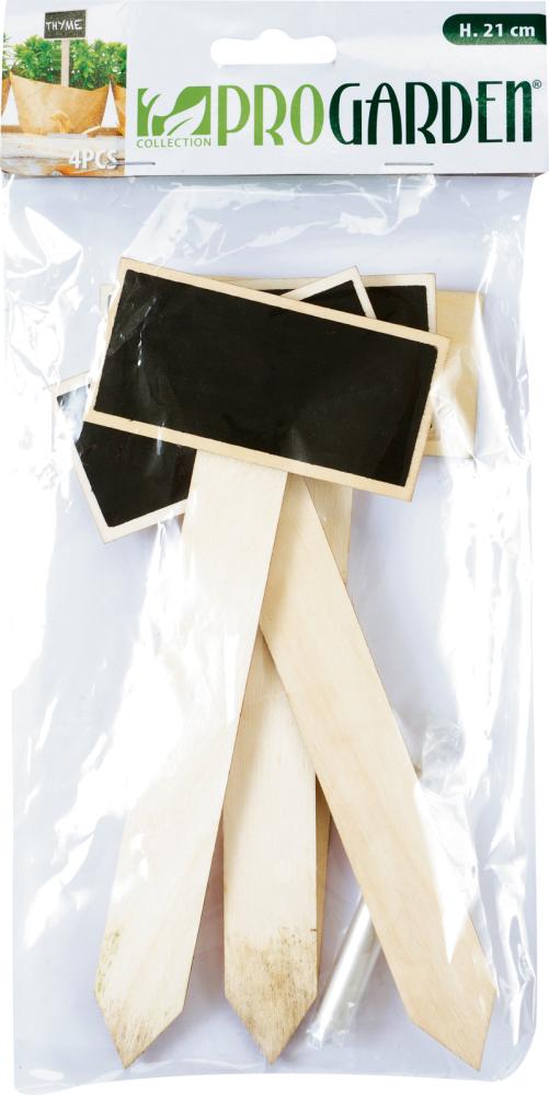 Plantenlabel 21cm set 4pcs