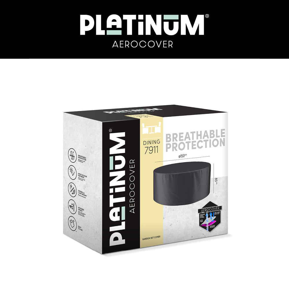 PLATINUM Aerocover tuinsethoes verpakking, rond ø150 cm, hoogte 85 cm
