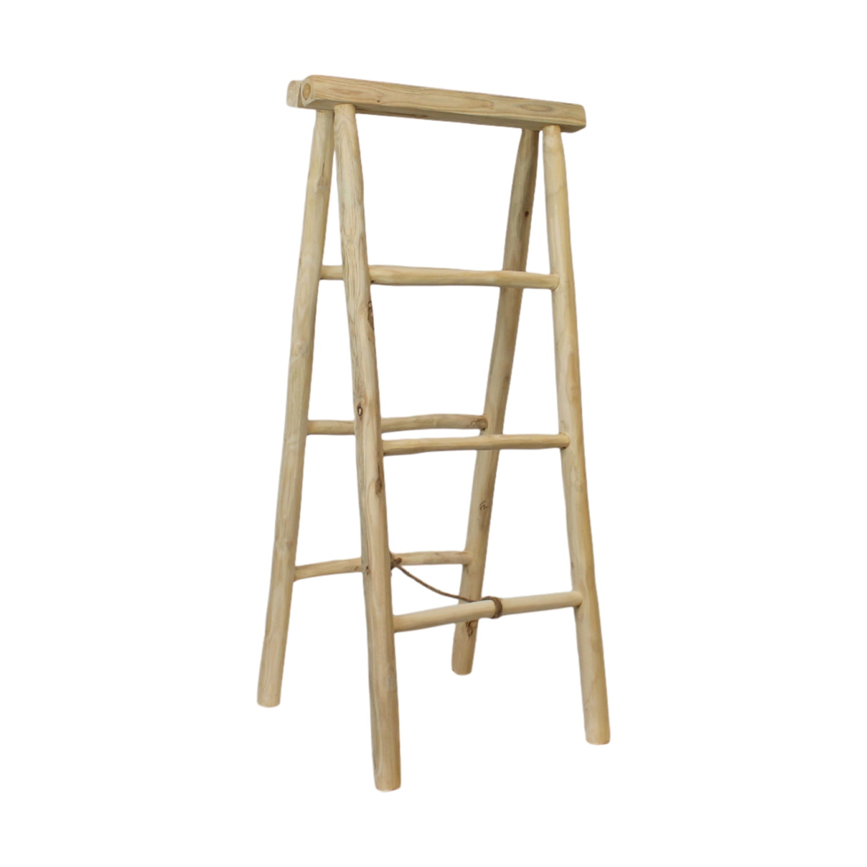 Ladder dubbel teakhout FSC gerecycled