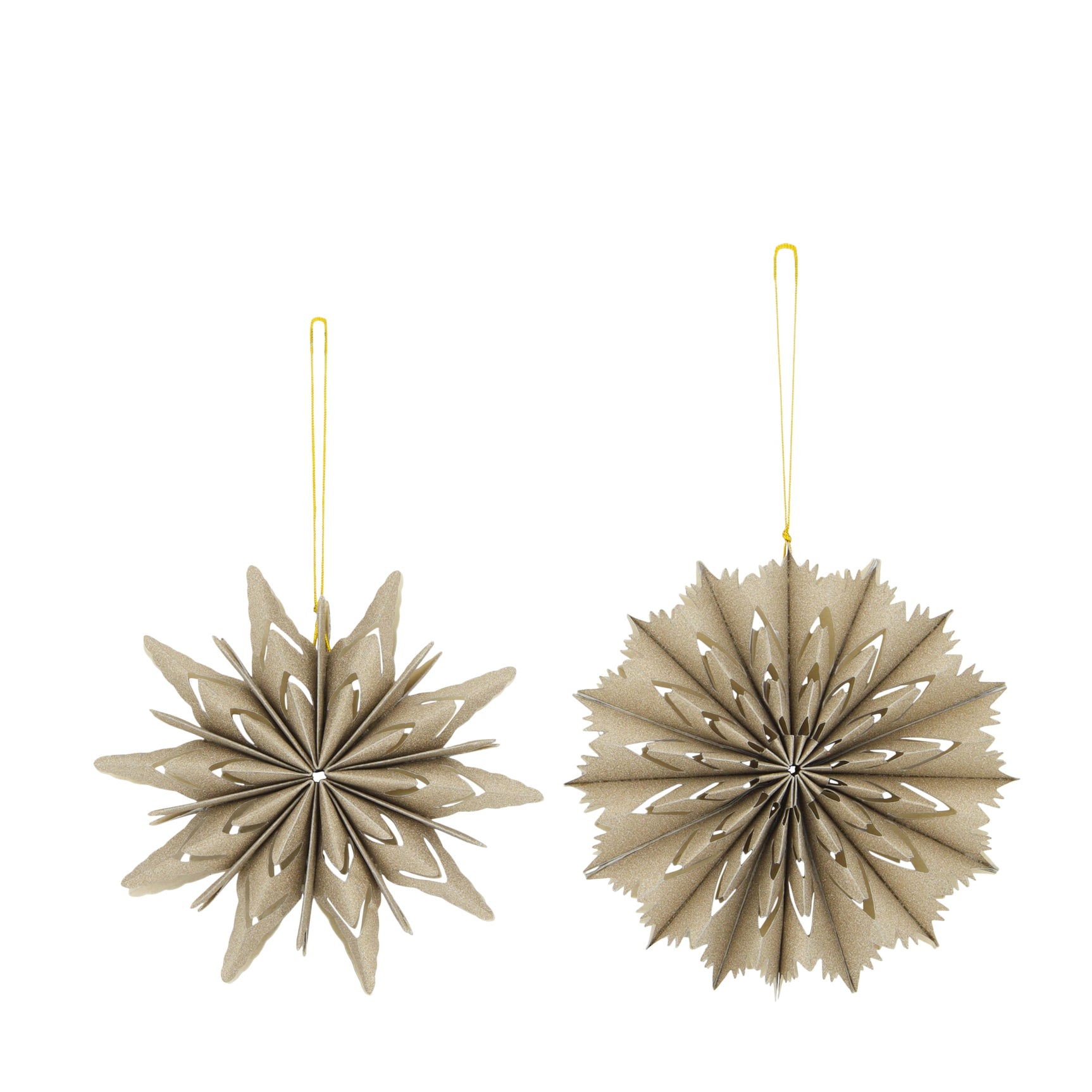 Hanger papier met glitter 15x15x3cm assorti FSC mix 100%