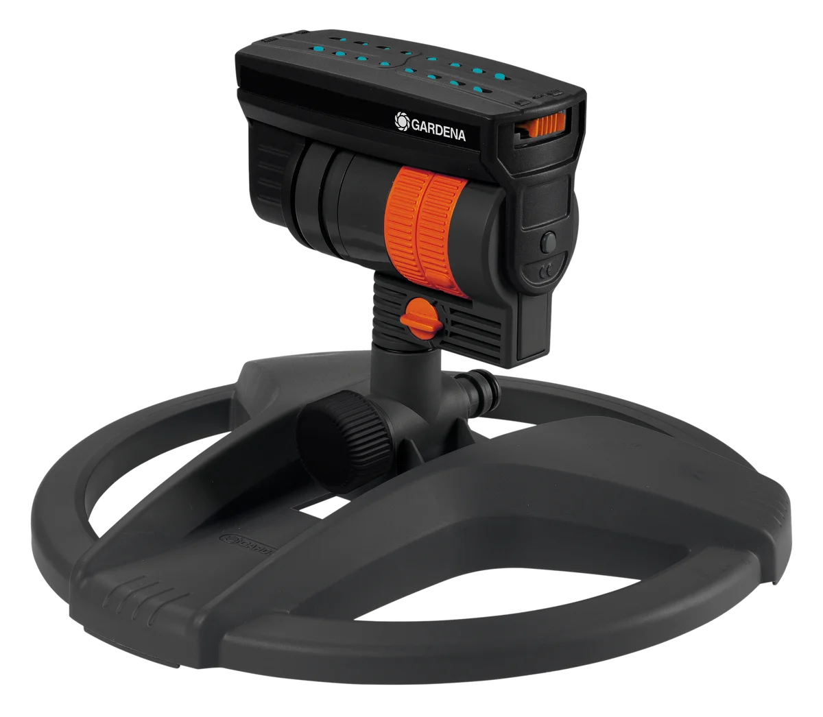Gardena AquaZoom compact zwenksproeier met oranje instelwiel