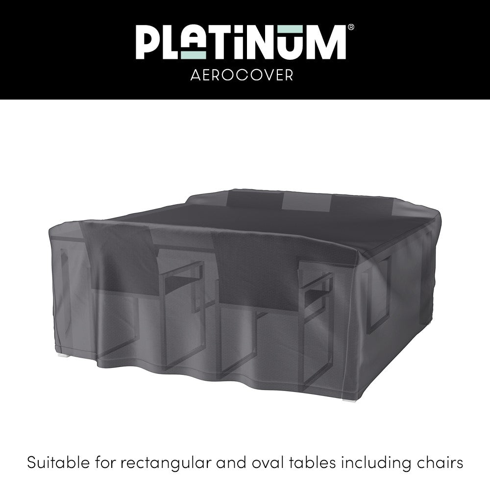AeroCover Platinum tuinsethoes met strak opgespannen hoeken